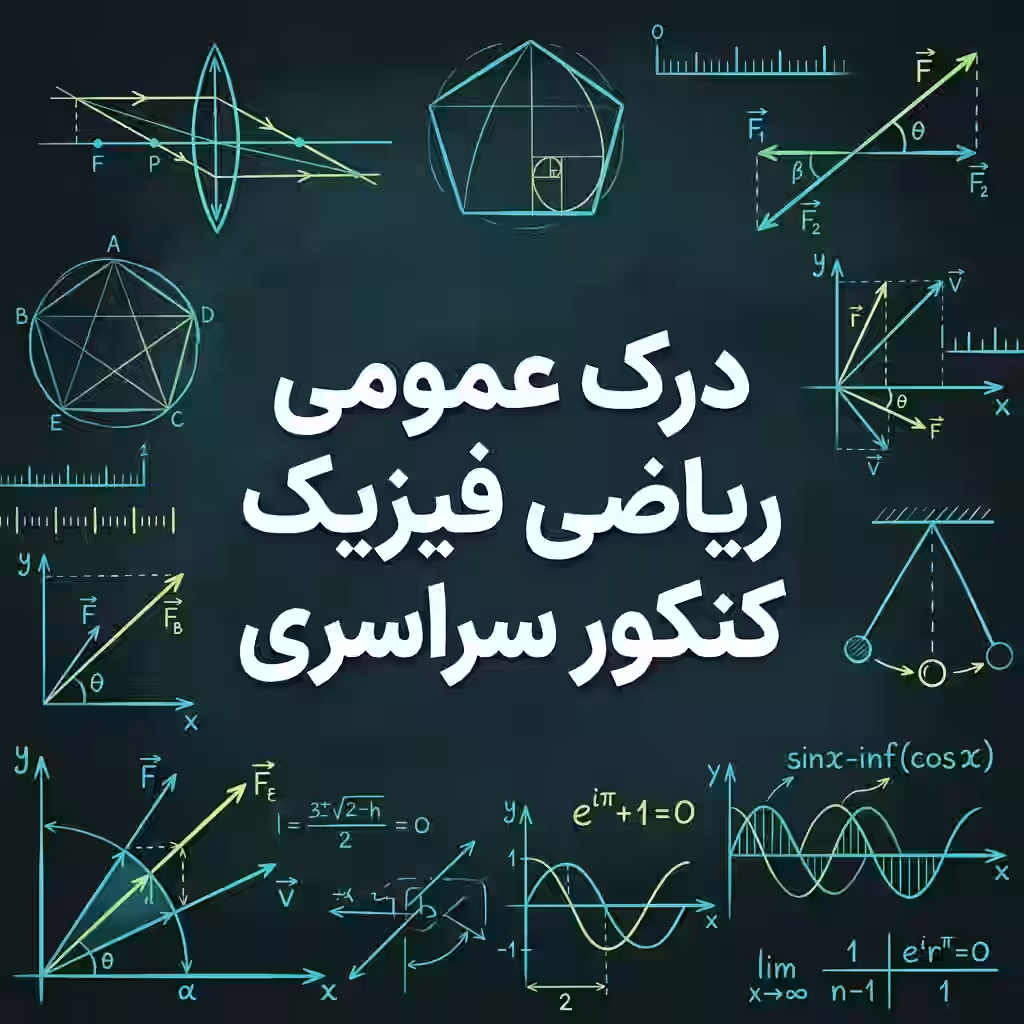 درک عمومی ریاضی فیزیک کنکور | آموزش مباحث و آمادگی آزمون هنر